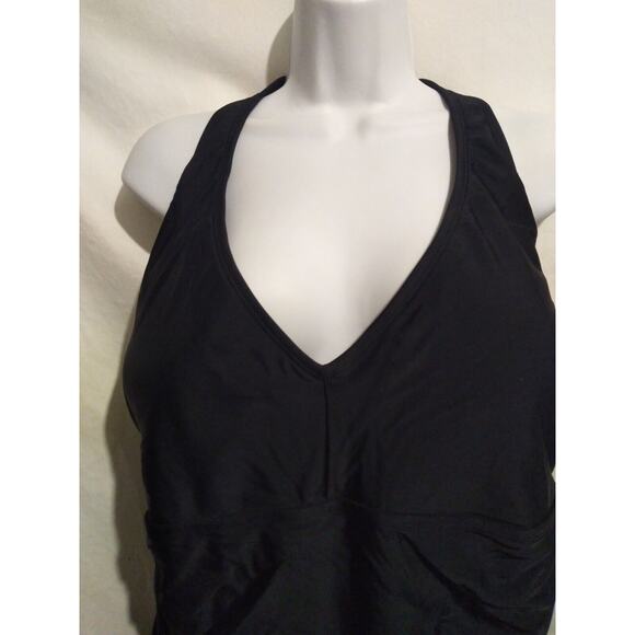 NWT EVRI Size 4XL Black Tummy Control One Pc Swimsuit - Picture 1 of 8